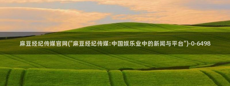 台湾麻豆传媒官网：麻豆经纪传媒官网(\