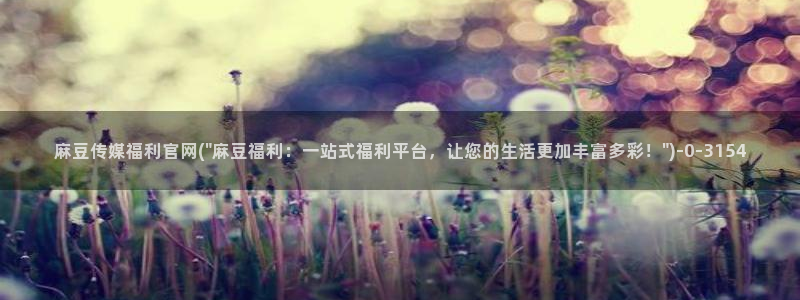 麻豆映传媒官网A